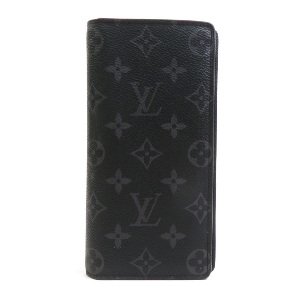 Louis Vuitton LOUIS VUITTON Bi-fold long wallet Monogram Eclipse Portefeuille...